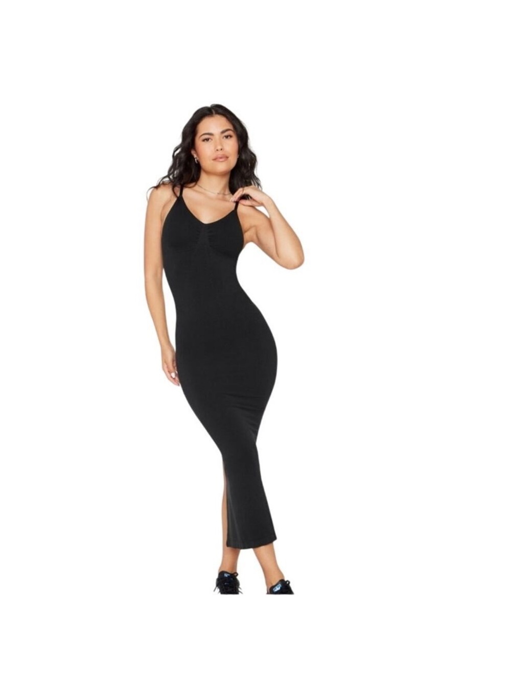YITTY Black Maxi Slip Dress